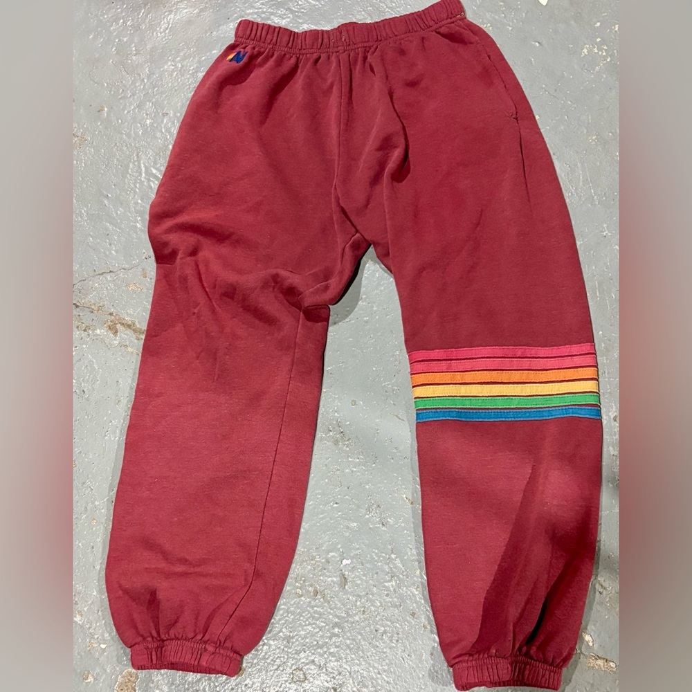 Aviator Nation Large Sweatpants - hole by side pocket